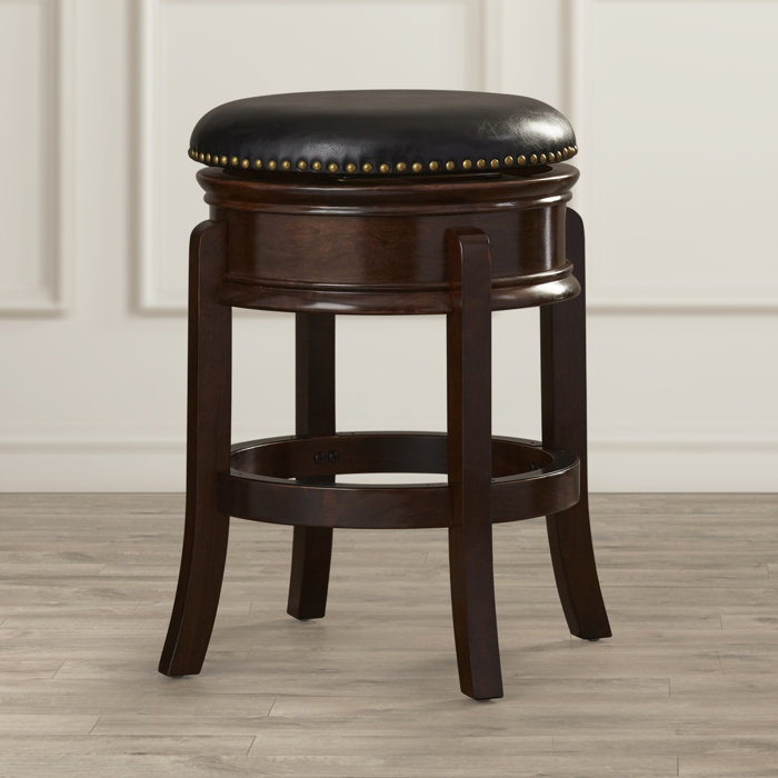 Charlton Home® Kingsford Bar & Counter Swivel Stool & Reviews Wayfair